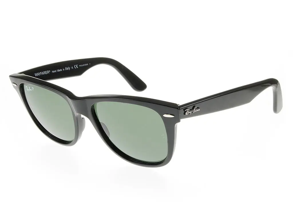 Solaires: Rayban-RB-2140 WAYFARER Noir – Image 2