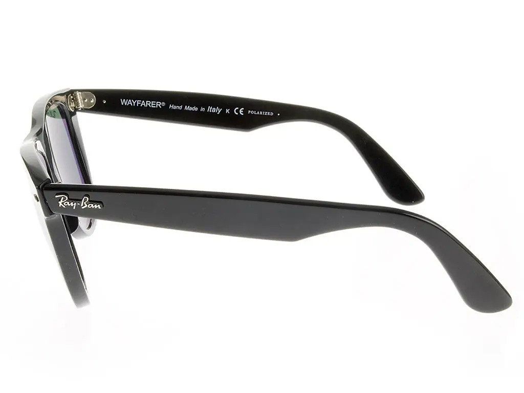 Solaires: Rayban-RB-2140 WAYFARER Noir – Image 3